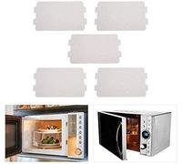 Nikou Lot de 5 plaques de mica pour four à micro-ondes, film de mica résistant à la chaleur, couvercle de guide d'ondes, accessoires de réparation pour micro-ondes