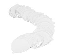Nikou Lot de 5 poignées de siège de toilette hygiéniques, évitez de toucher la poignée pour fournitures de salle de bain, comprend 50 autocollants jetables pour attrape-cheveux, 9 x 9 cm