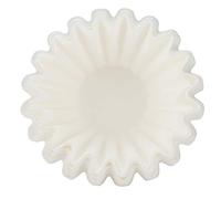 Nikou Lot de 50 filtres à café jetables ondulés en forme de tasse à gâteau, idéal pour la fabrication de café, idéal pour le brassage, 11,4 cm de diamètre