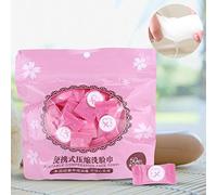 Nikou Lot de 50 mini serviettes jetables en tissu non tissé, chiffon de nettoyage pour le visage, serviette de voyage, 24 x 24 cm