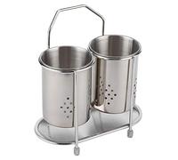 Nikou Lot de 6 cuillères à fruits en alliage de zinc en forme de cygne - Fixation murale - En acier inoxydable 304 - Pour ranger des baguettes et des cuillères - Ustensiles de cuisine