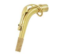 Nikou Manche de saxophone alto en laiton avec chiffon de nettoyage et graisse en liège Accessoire d'instrument