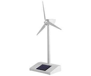 Nikou Mini Moulin à Vent à Énergie Solaire, Jouet Modèle de Bâtiment à Énergie Solaire pour Enfants, Maquette Eolienne Outil d'enseignement des Sciences des Moulins à Vent Solaires de Bureau