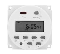 Nikou Minuterie CN101A DC 12V, Mini Interrupteur Commutateur LCD Numérique, Contrôle de Micro-Ordinateur Numérique Interrupteur de Minuterie d'alimentation Haute Précision Anti-Interférence