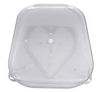Nikou Organiseur de plateau tournant pour réfrigérateur, étagère de rangement rectangulaire transparente pour condiments, grande taille, étagère de rangement rotative transparente pour cuisine et