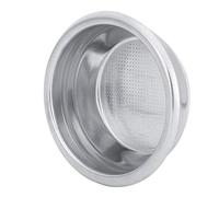 Nikou Panier à double filtre poreux de 58 mm, filtre semi-automatique à poignée inférieure, compatible avec le panier filtrant de machine à café et la tasse filtrante