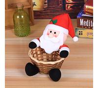 Nikou Panier de rangement pour bonbons de Noël, décoration de Noël, panier de rangement pour fête