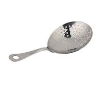 Nikou Passoires en acier inoxydable, filtre à glace pour boissons glacées, outils de barman, accessoires de bar, cuillère filtrante, 19,1 cm, argent