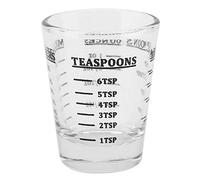 Nikou Petite Tasse à mesurer en Verre-oz/ML/c. À thé/c. À Soupe, 4 Livres, 1 oz, ustensiles de Cuisine (30 ML)