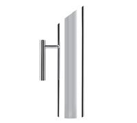 Nikou Pichet à eau en acier inoxydable avec poignée pour boissons froides et chaudes, pour thé glacé, vin, café, lait, maison, hôtel, 2 l