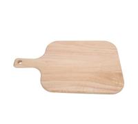 Nikou Planche à découper en bois avec poignée, planche à découper décorative pour viande, fromage, pain, légumes, fruits, planche de service de cuisine, taille L