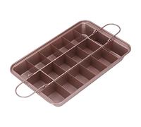 Nikou Plaque de cuisson à brownie, en acier à haute teneur en carbone, anti-adhésive, moule à gâteau et donut pour cuisine et magasin de desserts, 30,5 x 20,3 cm