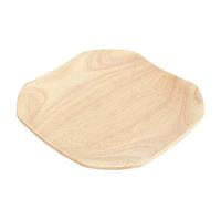 Nikou Plat à sushis carré en bois, plateau à goûter et à dessert pour la maison, 30 x 30 cm, idéal pour servir des sushis, des gâteaux séchés et d'autres collations