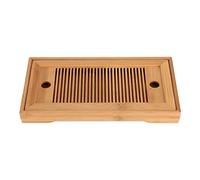 Nikou Plateau à thé en bambou - Type de réservoir de table à thé de Kungfu, Chine, Mini table de service pour le salon de thé de Home Office