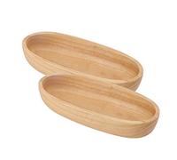 Nikou Plateau en Bois Ovale Belle Assiette de Fruits de pâtisserie Simple pour la Cuisine de Salle à Manger