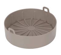 Nikou Poêle à frire à air en silicone - Ustensile de cuisine pour pain, gâteau, cuisson prure, tapis antiadhésif, polyvalent pour la cuisine, 25 cm de diamètre