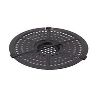 Nikou Poêle à frire de rechange en acier inoxydable de 16 cm avec brosse à huile pour cuisine, plaque à frire antiadhésive