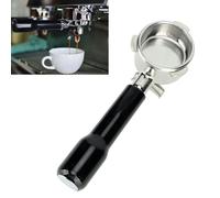 Nikou Poignée de cafetière en acier inoxydable avec double bec verseur pour 870/880 Noir 54 mm