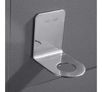 Nikou Porte-savon magnétique de salle de bain, récipient de rangement mural pour douche, gris, alliage d'aluminium fait à la main, acier inoxydable 304, porte-bouteille de savon, accory de salle de