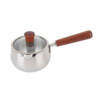 Nikou Pot à lait 1000 ml, en acier inoxydable 316, anti-adhésif, multifonction, pour soupe et nouilles, idéal pour un régime alimentaire d'une personne, pot chauffe-lait