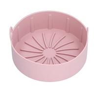 Nikou Pot de rechange réutilisable en silicone, panier de friteuse électrique de cuisine, accord de cuisson, 20 ℃ à 220 ℃, 16 cm, rose, pot de friteuse en silicone, ustensiles de cuisine