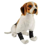 Nikou Protection Patte Chien Jambe de Chien Patte Articulation guérit Manches jarretière, 1 Paire de Pattes Avant genouillère Protecteur Animal de Compagnie Bande de Pansement Chirurgical