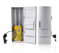 Nikou Réfrigérateur congélateur USB - Mini compact, les canettes boivent de la bière plus fraîche