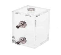Nikou Réservoir de Refroidissement à Eau de 200 ml en Acrylique, Réservoir de Pompe de Refroidisseur d'eau de PC Transparent Système Liquide Refroidisseur, pour Ordinateur
