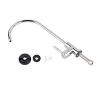 Nikou Robinet d'évier de cuisine en acier inoxydable de 6,35 mm - Chrome - Osmose inverse - Filtre à eau potable