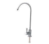 Robinet cuisine, 1/4 '' d'évier de cuisine en acier inoxydable Robinet Robinet Filtre à eau potable par osmose inverse, chrome