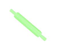 Nikou Rouleau à pâtisserie en plastique avec motif feuilles pour pâtisserie, décoration de gâteaux, 35 cm de long, poignée facile à prendre en main