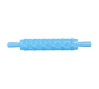 Nikou Rouleau à pâtisserie en plastique avec motif rose, fournitures de décoration de gâteaux, rouleau gravé pour pâtisserie, 40 cm de long, pâtisserie