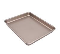 Nikou Rouleau de pâte en acier inoxydable avec poignée en plastique, emporte-pièce pour cookies, tartes et pizzas, plaque de cuisson antiadhésive en acier au carbone, 33 cm, 0,8 mm d'épaisseur