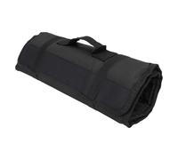 Nikou Sac à couteaux de chef à 20 emplacements, porte-couverts portable multifonctionnel et sac de rangement pour la maison, la cuisine, les voyages, le camping, noir, multicolore