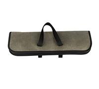 Nikou Sac à couteaux de chef en toile, étui à couteaux portable étanche avec 4 emplacements, sac à couteaux de chef avec poignées, idéal pour les voyages et le rangement, design léger, multicolore