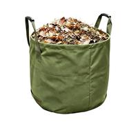 Nikou Sac Dechets Verts, Sacs de Jardin Robuste avec Poignées 125L | Vert Poubelle en Toile, Pliables et Réutilisables, Autoportants, pour Feuilles, Mauvaises Herbes, Végétaux, Débris