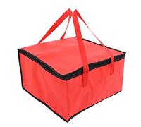 Nikou Sac isotherme de livraison de nourriture, plusieurs tailles, en tissu non tissé, sac isotherme portable avec feuille d'aluminium, 40 x 40 x 24 cm, idéal pour la livraison de pizza et de