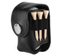 Nikou Sacs Clip de Balle de Golf, Clip for Support de Balle de Golf Balles de Golf Tees Sacs Pochette for Accessoires de Golf avec balles Tees (Couleur : Black)