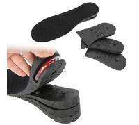 Nikou Semelles d'augmentation de la hauteur - Quatre couches réglables unisexe PU hauteur de levage du talon(4 Layer)