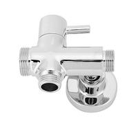 Nikou Séparateur de douche rond G1/2" en cuivre avec accords de base, vanne inverseur de douche, finition chromée, installation facile