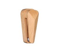 Nikou Serviettes autocollantes en bois de hêtre multifonctionnel, sans perçage, support mural avec boule en acier au carbone, idéal pour la cuisine et la chambre à coucher