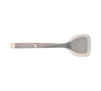 Nikou Spatule ajourée en silicone, outil de cuisine multifonction, kaki semi-translucide, résistant à la chaleur, prise en main facile, idéal pour cuisiner et retourner