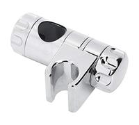 Nikou Support coulissant pour pommeau de douche en ABS, support de serrage réglable pour trou de 25 mm, support de montage de douche, compatible avec la plupart des pommeaux de douche et
