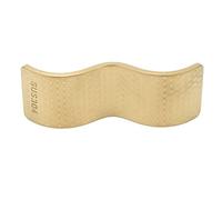 Nikou Support de baguettes en acier inoxydable, double usage, anti-adhésif, pour cuillère et fourchette, design Ele, finition dorée, fournitures de cuisine