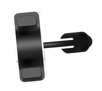 Nikou Support de pommeau de douche, trou réglable à 360°, support mural de douche, noir, support de baguette de douche, support de douche à main, support de jet de douche