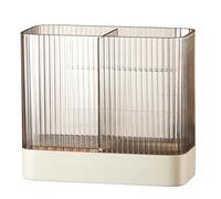 Nikou Support d'ustensiles de cuisine avec trou de drainage, fixation murale en plastique pour couverts, cuillères, fourchettes, gain de place organisé [ustensile de cuisine]