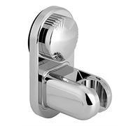 Nikou Support mural réglable pour pommeau de douche de salle de bain, ventouse (argent), support de pommeau de douche, installation facile, convient à la plupart des pommeaux de douche