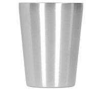 Nikou Tasse à bière en acier inoxydable 304, 340 ml, double paroi avec poignée, tasse à café isotherme pour cuisine, salle à manger, finition dorée