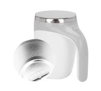 Nikou Tasse à MéLangeur Automatique en Acier Inoxydable, Gobelet MéLangeur Automatique MagnéTique, Convient pour Le Thé, Le Café, Le Lait Et Le Cacao, 380 ml