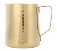 Nikou Tasse à mousse de lait en acier inoxydable, 600 ml, carafe avec échelle pour latte art, pichet à mousser, pot à lait, accories de café